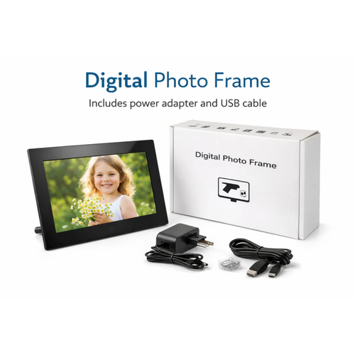 10 Inch Digital Photo Frame with USB & Memory Card Support