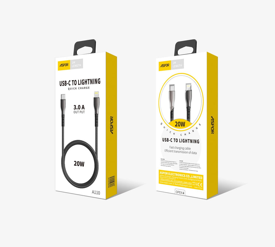 ASPOR A110 Type-C to Lightning Cable