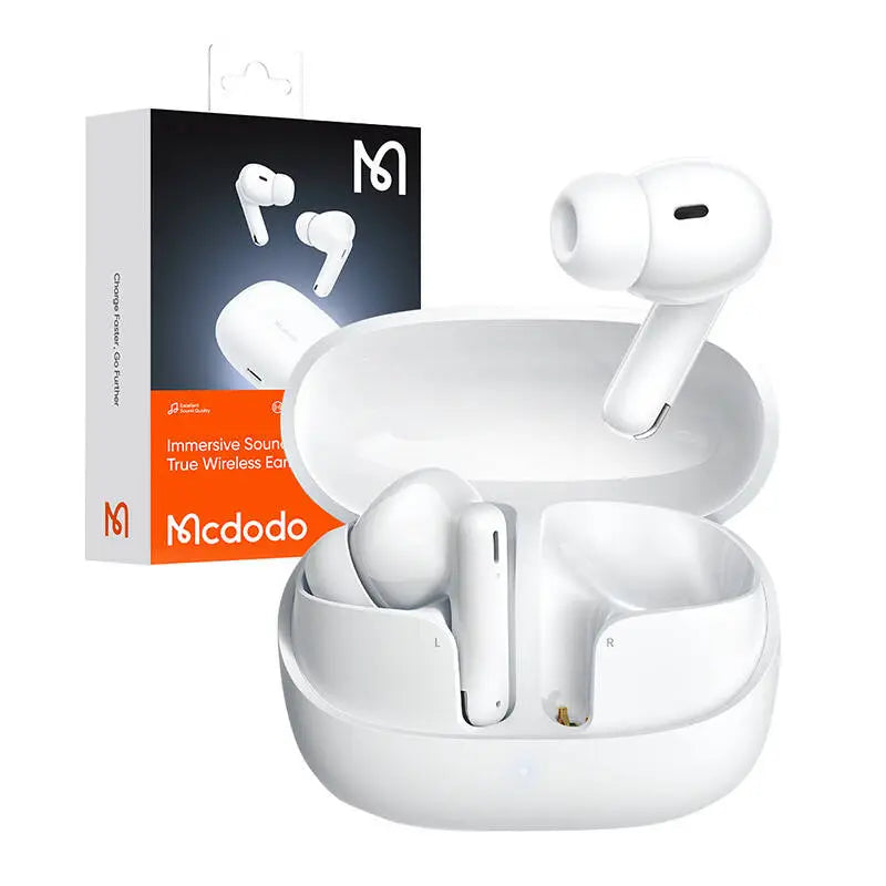 Mcdodo HP-0040 Immersive Sound true Wireless Earbuds White