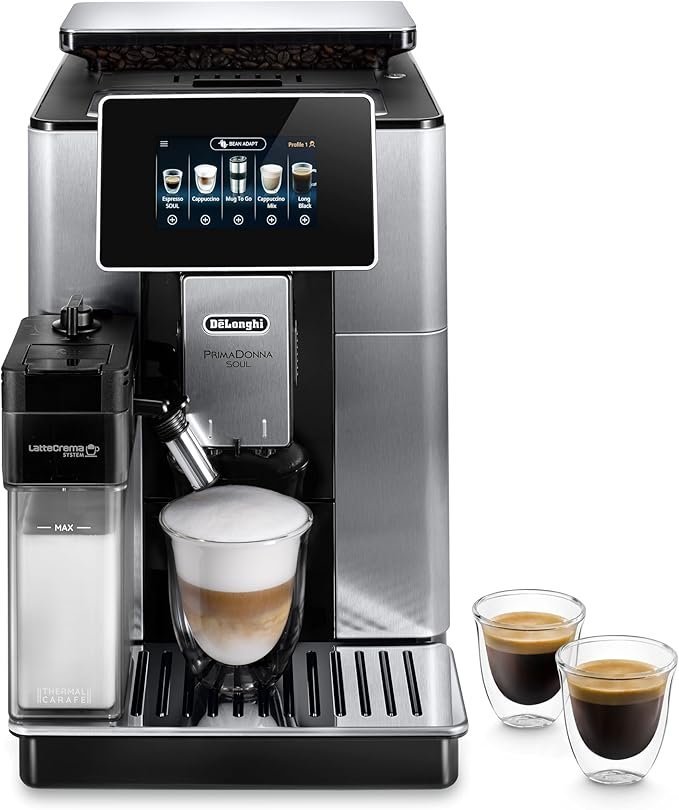 DeLonghi Primadonna Soul Fully Automatic Coffee Maker ECAM610.75.mb
