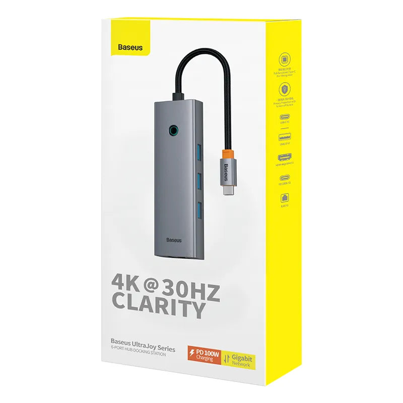 Baseus UltraJoy Series Docking Station Space Grey
