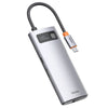 Baseus 6-in-1 HUB Docking Station gray