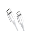 UGREEN L303 USB-C to USB-C 60W PD Cable White