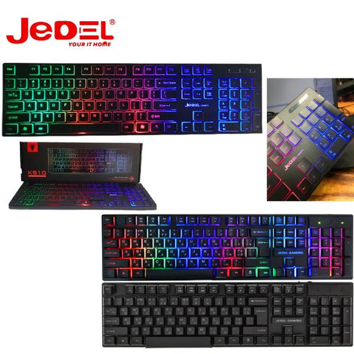 JEDEL K510 Gaming RGB Wired Keyboard