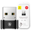 Baseus Type-C Female to USB Male Converter - Black