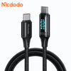 McDodo CA-3610 100W Type-C Transparent Cable with Display & Auto-Off