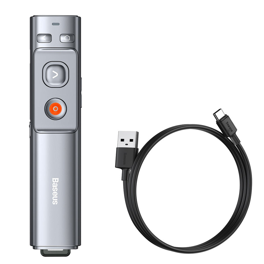 Baseus Orange Dot Wireless Presenter Green-Laser
