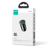 Mini Metal Car Charger 60W A+C  JOYROOM JR-CCN04 A+C