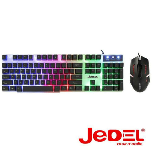 JEDEL GK100 Wired Gaming Backlight Keyboard &amp; Mouse Combo