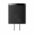 Baseus Compact Quick Charger U+C 20W - US Black
