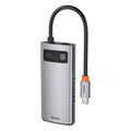 4-in-1 Metal HUB Docking Station Gray