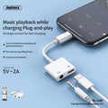 REMAX Concise Series 3.5mm & Lightning Audio Adapter