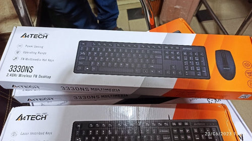 Wireless Desktop Keyboard & Mouse A4Tech 3330NS