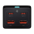 Baseus GaN3 Pro Desktop Powerstrip AC+2U+2C 65W - EU Black with Free Xiaobai Fast Charging Cable