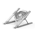 JF-054S2 Laptop Stand with Cooling Fan - Portable and Foldable, 6-Speed Adjustment