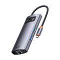 Baseus 4-in-1 STAROY Type-C HUB - USB 3.03, RJ451, Space Gray