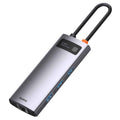 Baseus 6-in-1 HUB Docking Station Gray