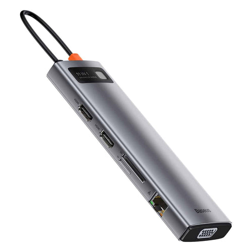Baseus 11-in-1 HUB Docking Station Grey