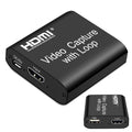 4K HDMI Capture Card with Mic &amp; Loop Out