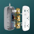 LDNIO SC3416 3 AC 4 USB Power Strip