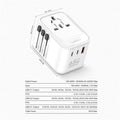 LDNIO Z6 3 USB Ports 65W Travel Adapter
