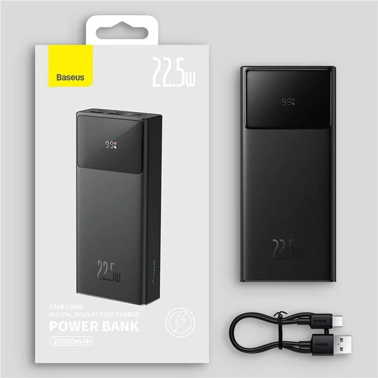 Baseus Star-Lord 20000mAh Fast Power Bank Black
