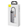 Baseus 8-in-1 HUB Docking Station Gray
