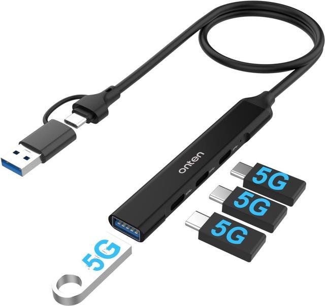 ONTEN 4- in -2 USB C / USB A