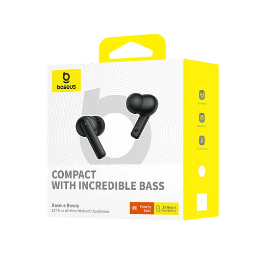 Baseus Bowie E17 True Wireless Bluetooth Earphones Cluster Black