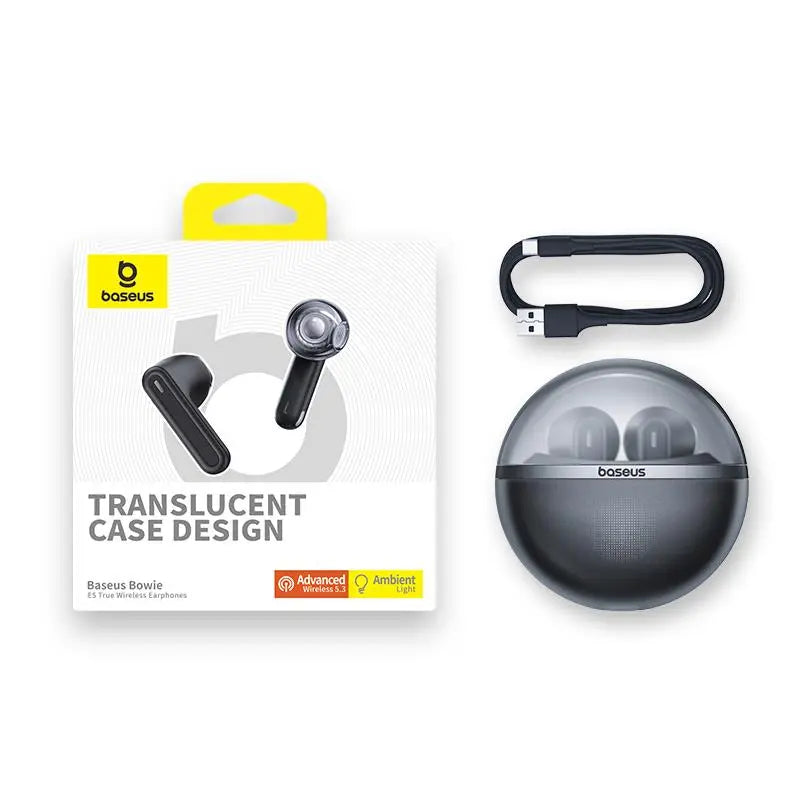 Baseus Bowie E5 TWS Earphones Cluster Black