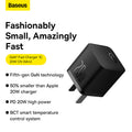 Fast Charger 1C 20W CN (Mini) Black Baseus GaN5