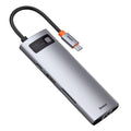 Baseus 8-in-1 HUB Docking Station Gray