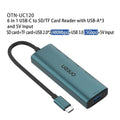 ONTEN 6 in 1 USB-C  3-Port Hub