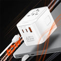 LDNIO Z6 3 USB Ports 65W Travel Adapter