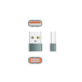 LDNIO USB A to Type-C Adapter - OTG USB Transfer, Fast Charge, Transmit, USB-C Laptop Adaptere