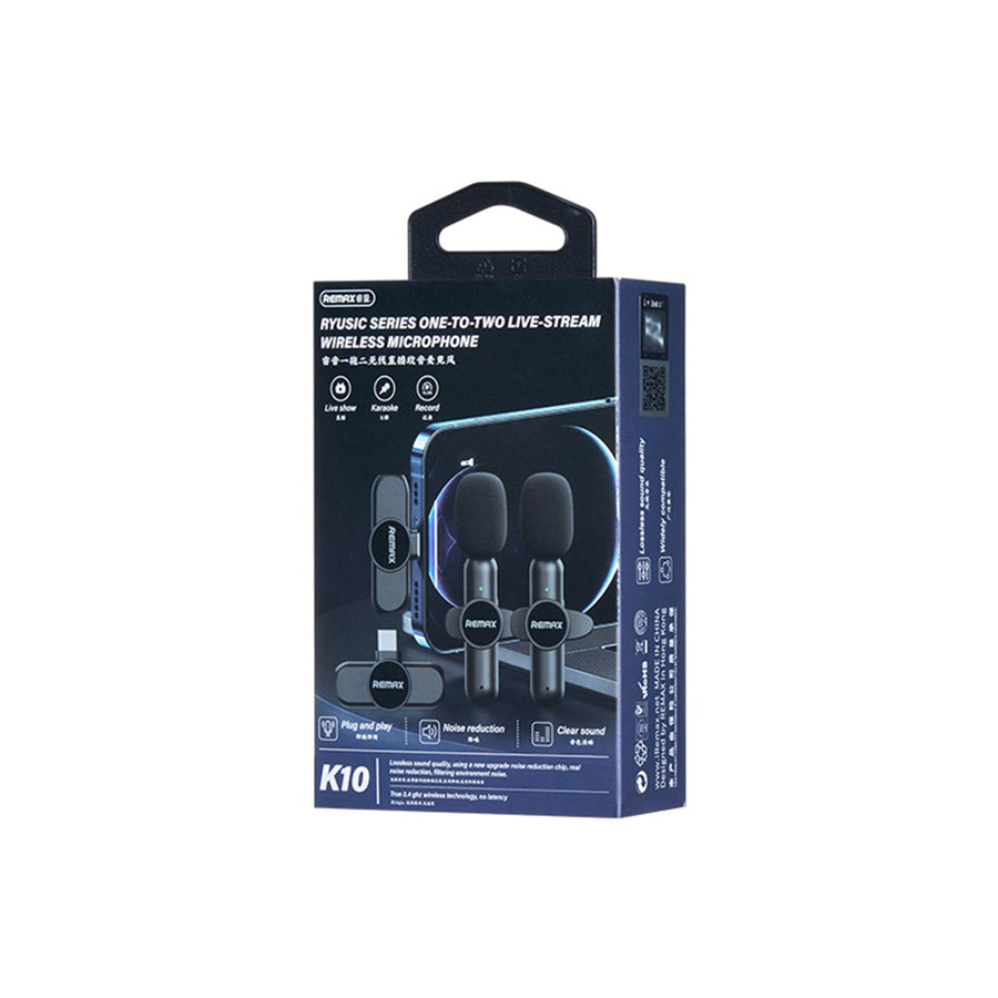 Remax K10 Ryusic Series Wireless Microphone