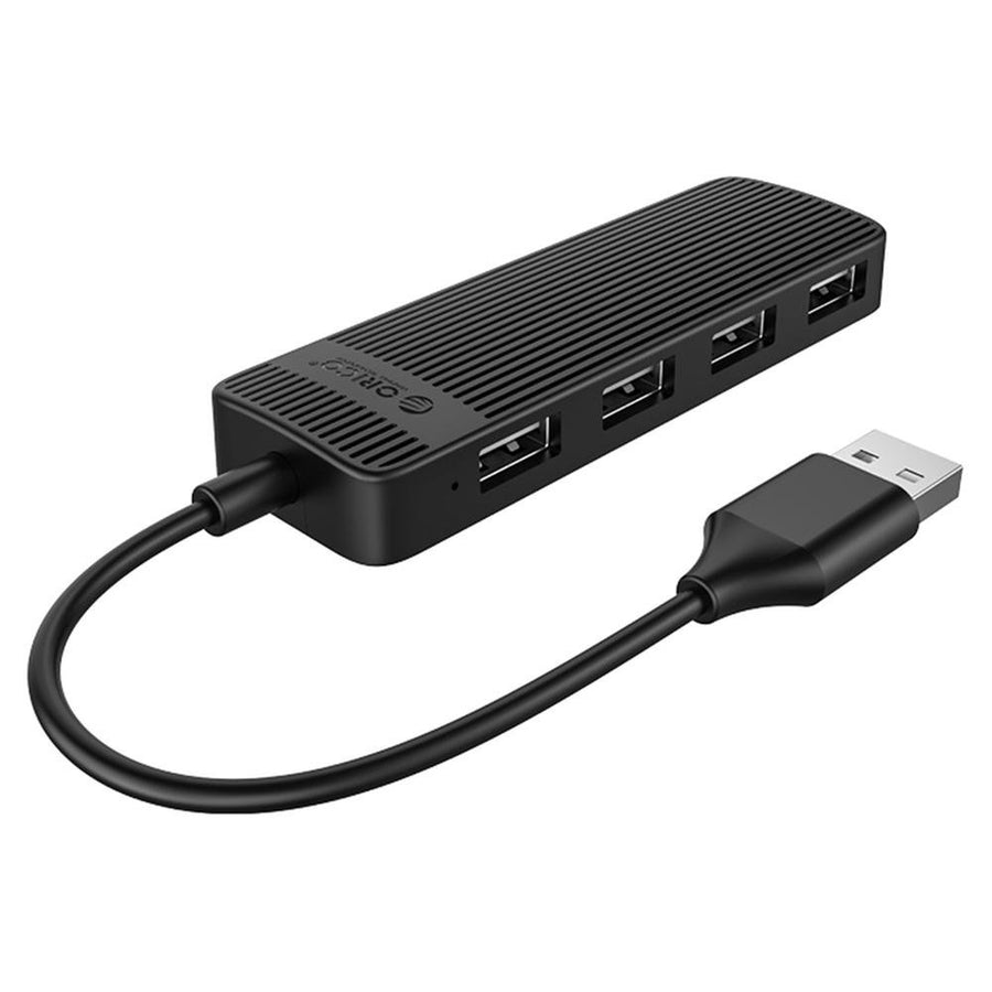 Orico 4 Port USB2.0 Hub FL02-BK-BP for Multi-Platform Compatibility