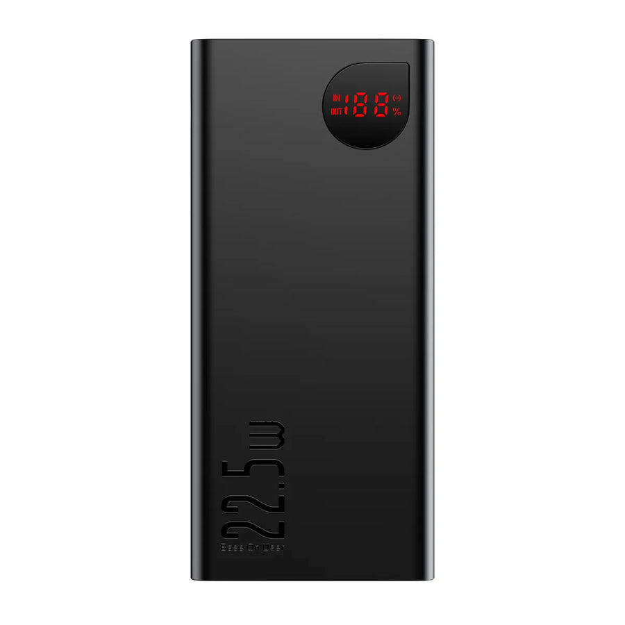 Baseus Power Bank 20000mAh 22.5W Adaman Metal Digital Display Quick Charge Black 2024