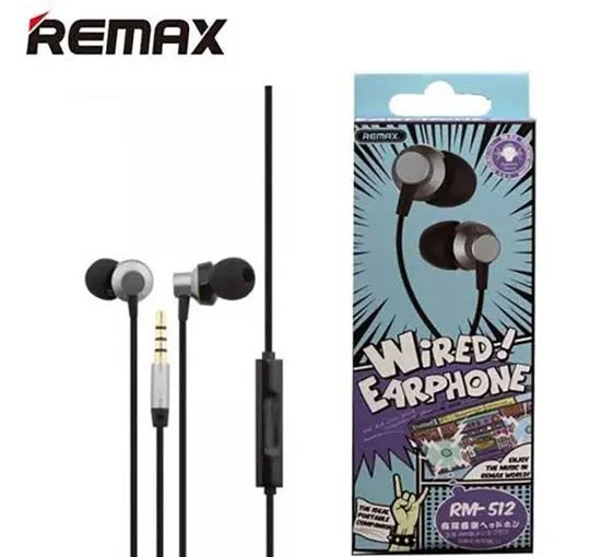 Remax RM-512 Wired Stereo Earphones