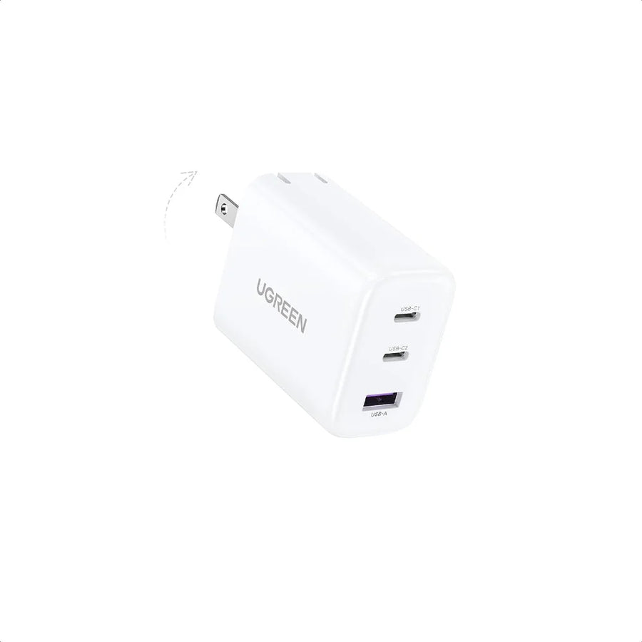UGREEN CD275 65W 3-Port GaN Fast Charger White