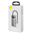 4-in-1 Metal HUB Docking Station Gray