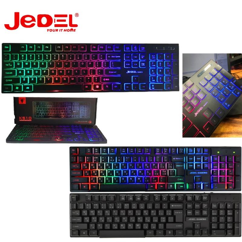 JEDEL K510 Gaming RGB Wired Keyboard