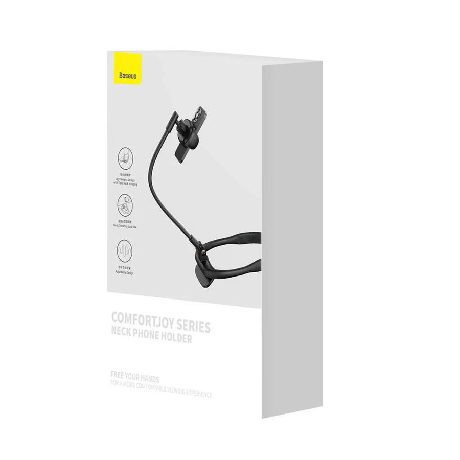 Baseus ComfortJoy Series Neck Phone Holder Black LUGB000001