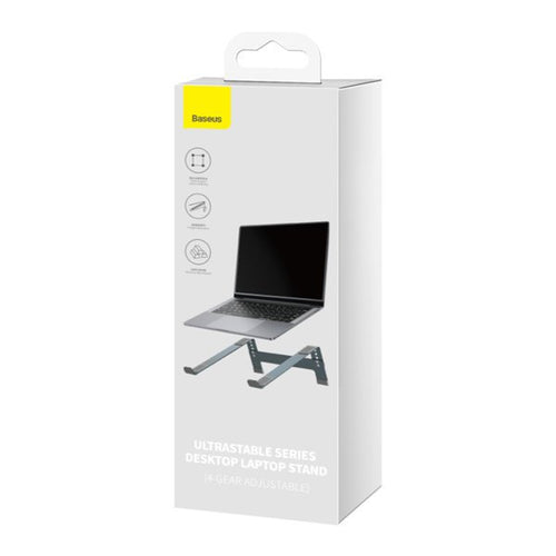 Baseus UltraStable Desktop Laptop Stand - 4-Gear Adjustable, Space Grey