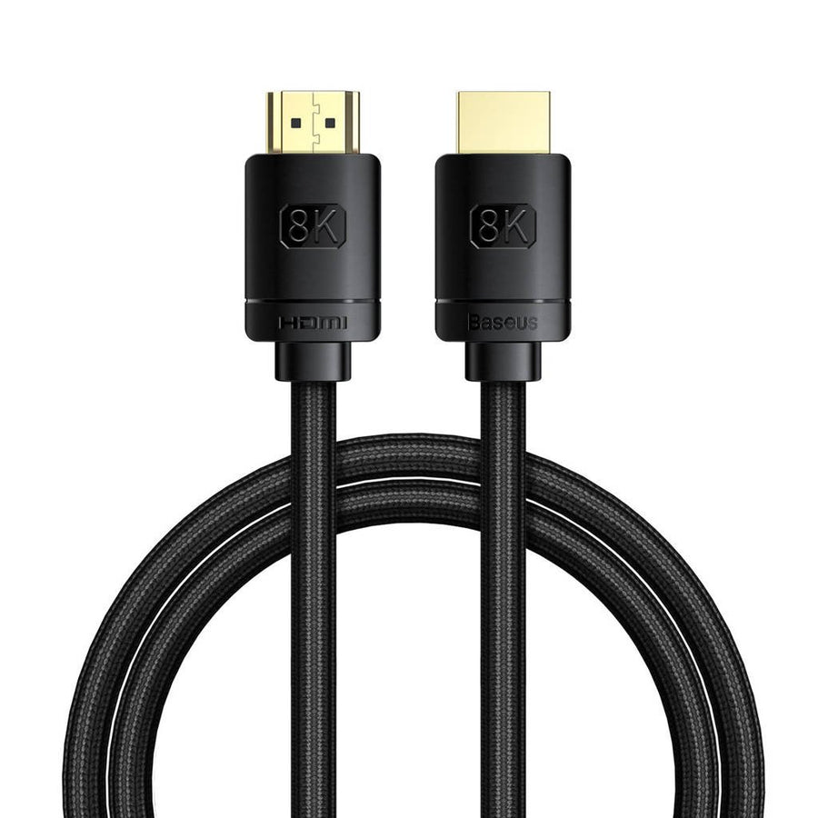 Baseus HDMI 8K to HDMI 8K Cable Adapter - High Definition Series (1.5m, Black)