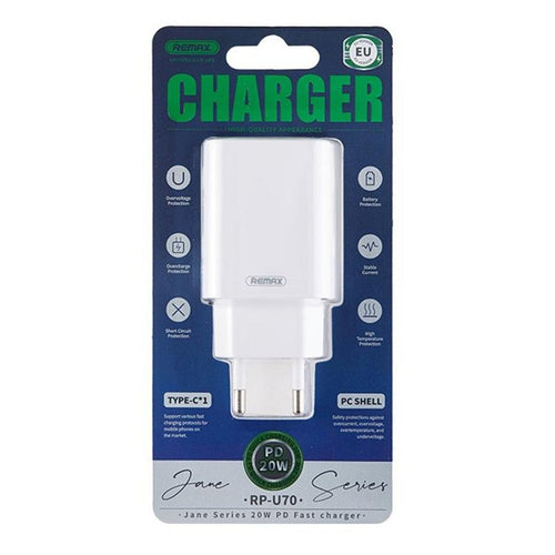 Remax RP-U70 PD 20W Fast Charger