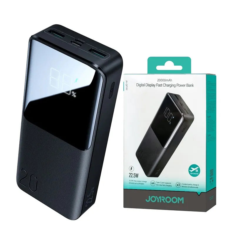 JOYROOM JR-QP193 Power Bank 30000mAh-Black