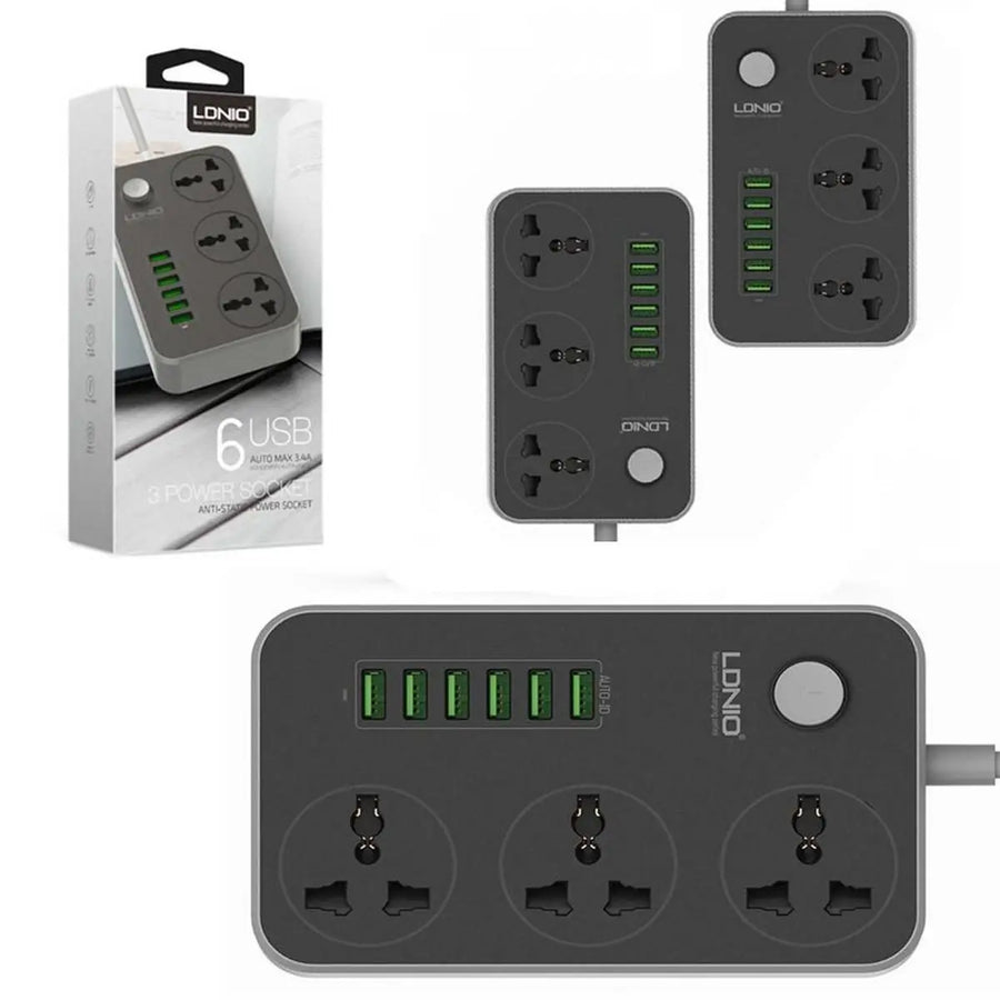 Ldnio SC3604 3AC Outlets & 6USB Universal Power Strip