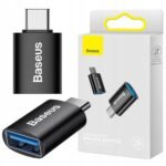 Mini OTG Adapter Type-C to USB-A 3.1 in Black Baseus Ingenuity Series