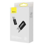 Mini OTG Adapter USB 3.1 to Type-C in Black Baseus Ingenuity Series